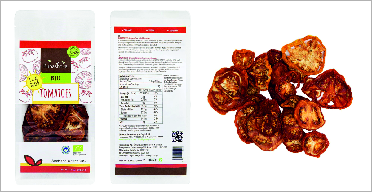 BIO Sonnengetrocknete Tomaten