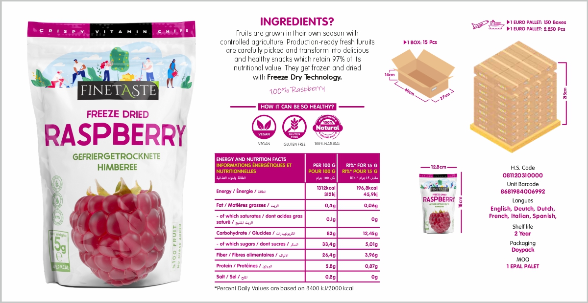 Freeze Dried Raspberry