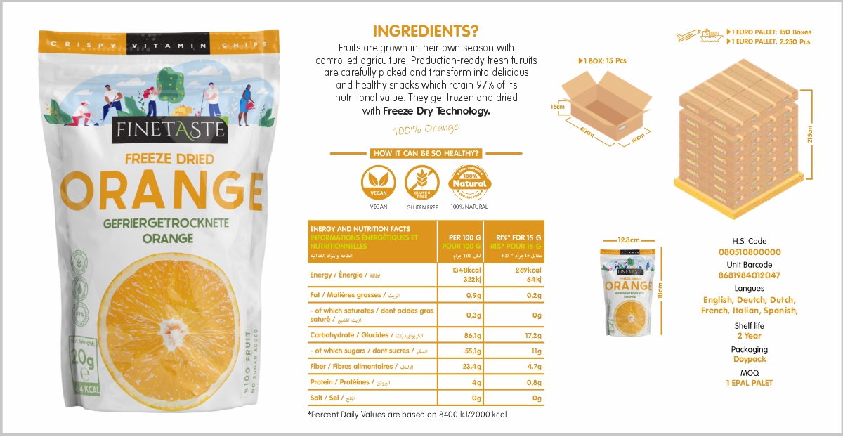 Freeze Dried Orange