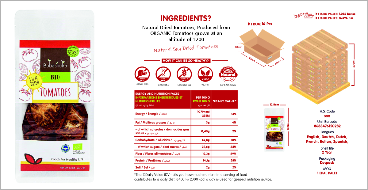 BIO Sun Dried Tomatoes